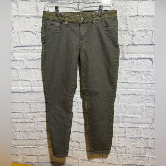 Prana Jett Capri Pants, Green, Size 4/27 - Picture 2 of 10